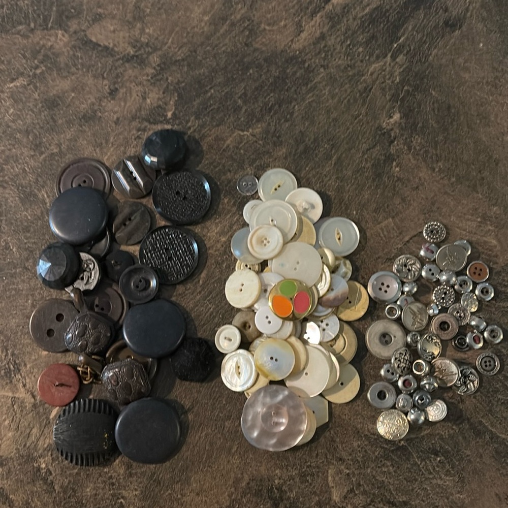 Vintage button lot
